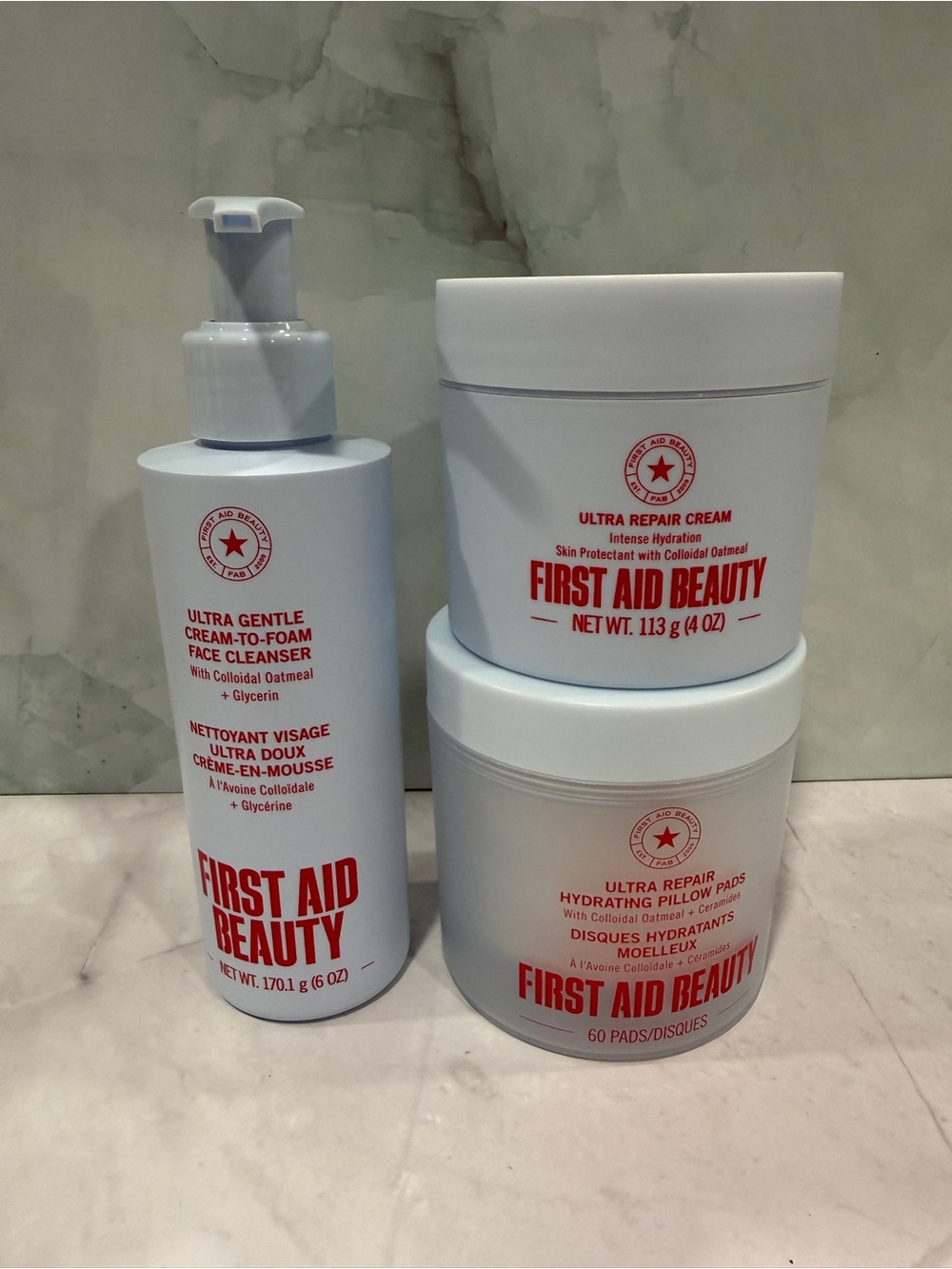 NEW First Aid Beauty 3-Piece Skincare Set